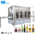 Glass Bottle Whisky Filling Machine / Bottling Equipment